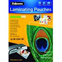 Fellowes 53512 - Pack de 100 fundas para plastificar- formato A3 (297 × 420 mm)